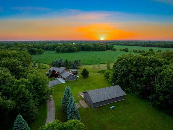 20 Acres of Land with Home for Sale in Princeton, Minnesota
