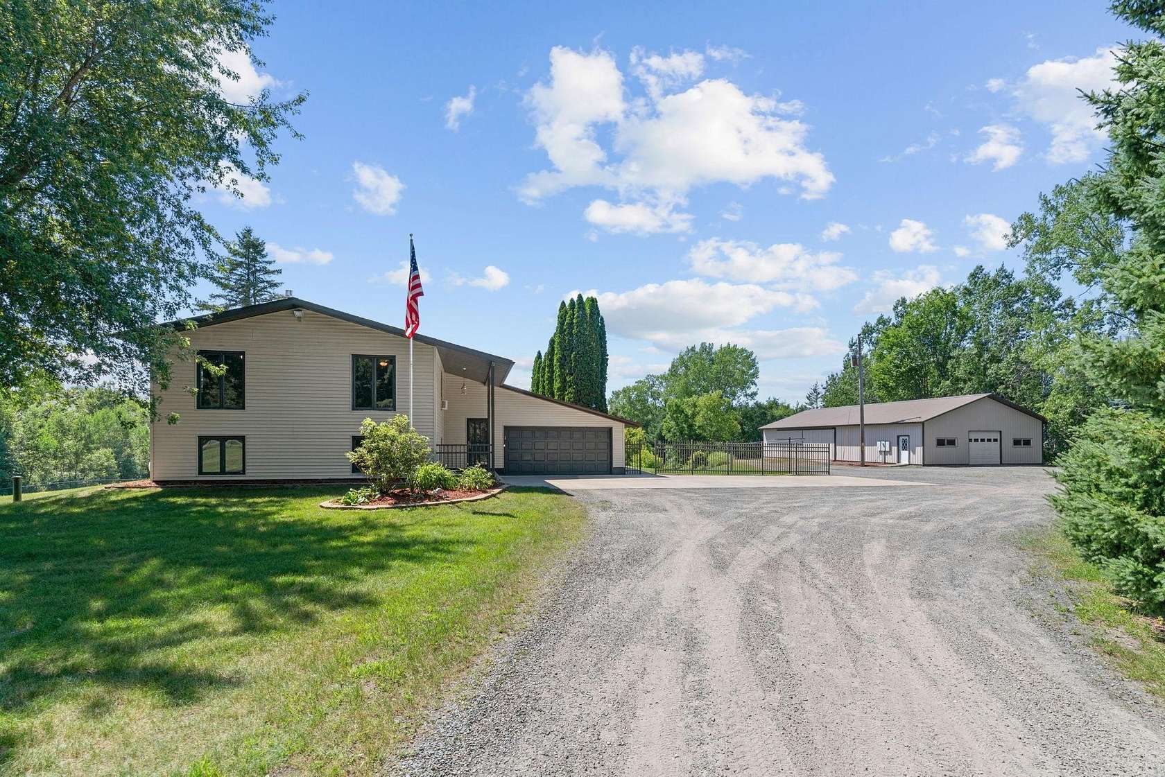 9.65 Acres of Land with Home for Sale in Somerset, Wisconsin