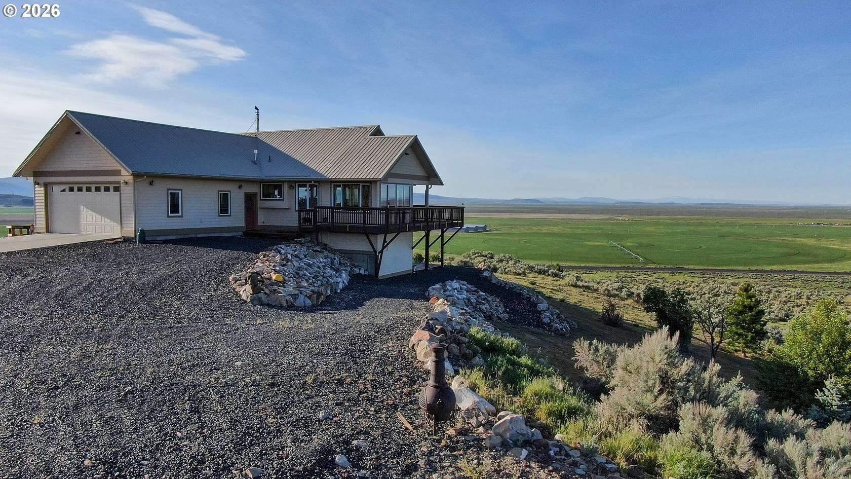 160 Acres of Land with Home for Sale in Burns, Oregon
