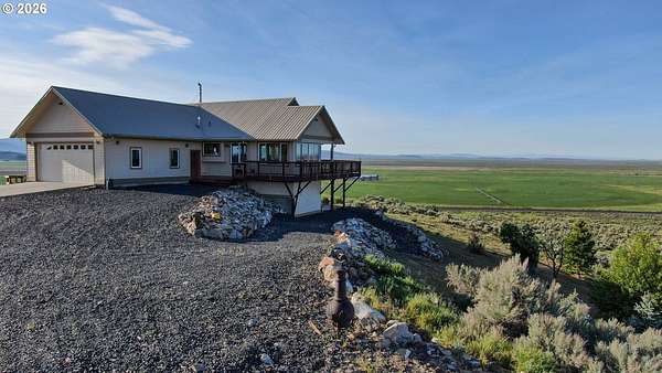 160 Acres of Land with Home for Sale in Burns, Oregon