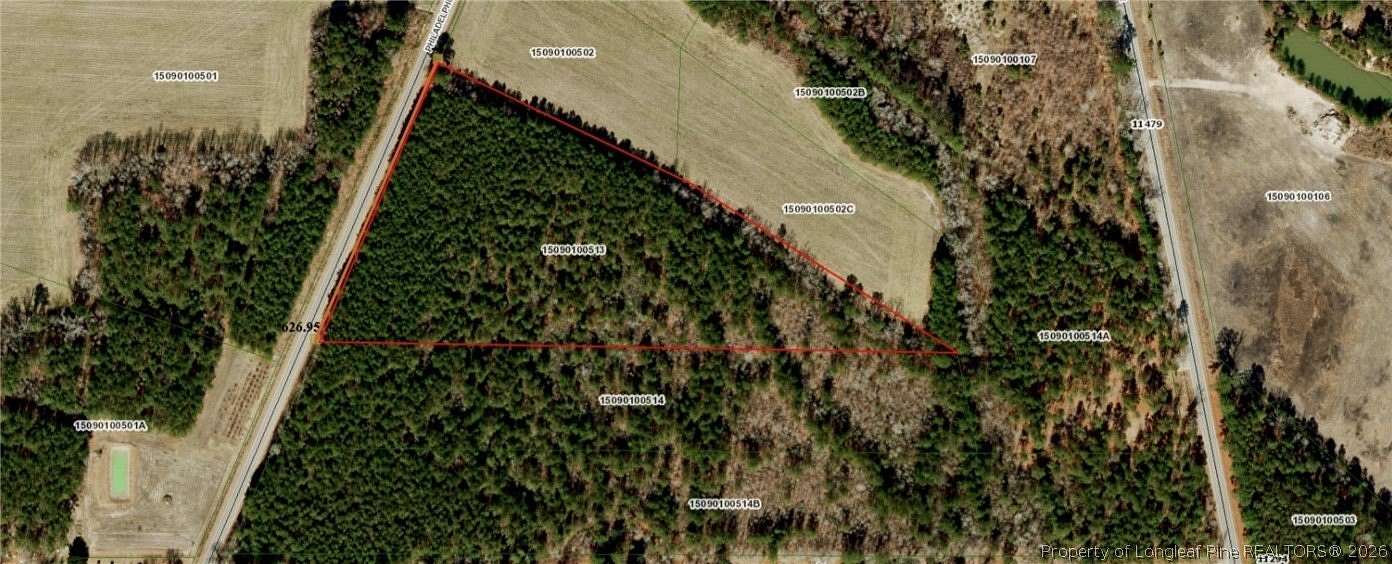 9.18 Acres of Residential Land for Sale in Pembroke, North Carolina