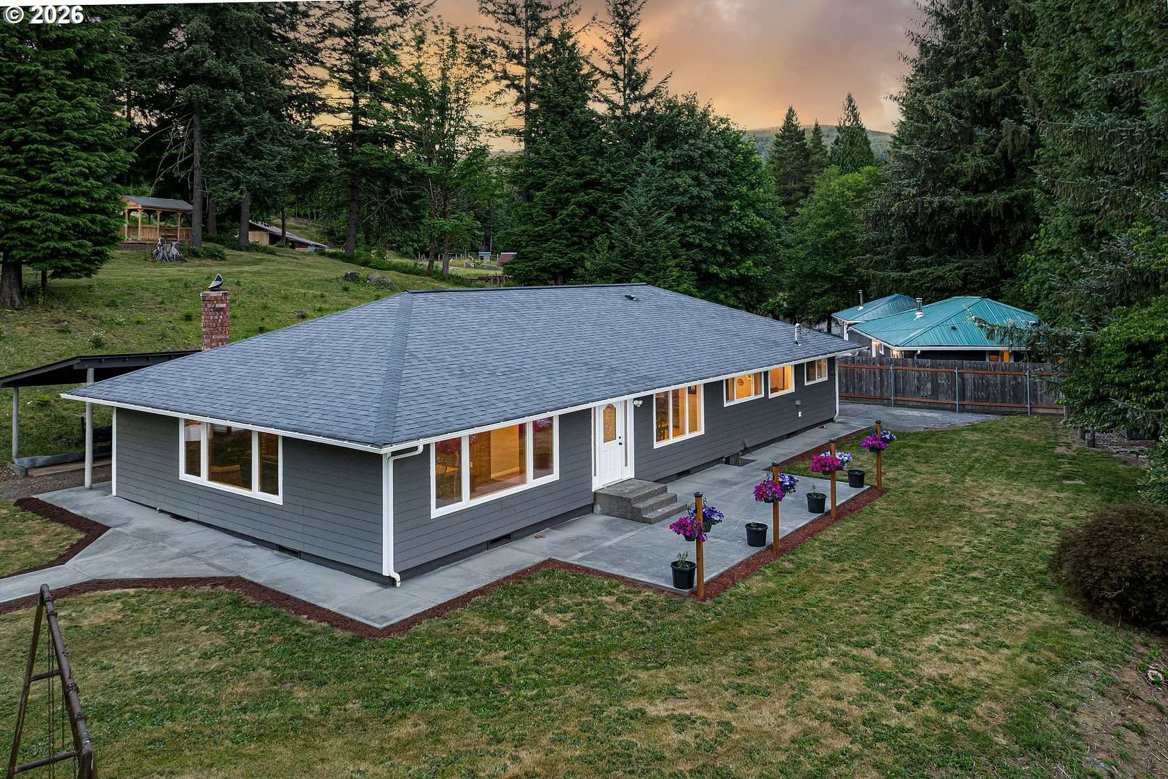 3.14 Acres of Land with Home for Sale in Ariel, Washington
