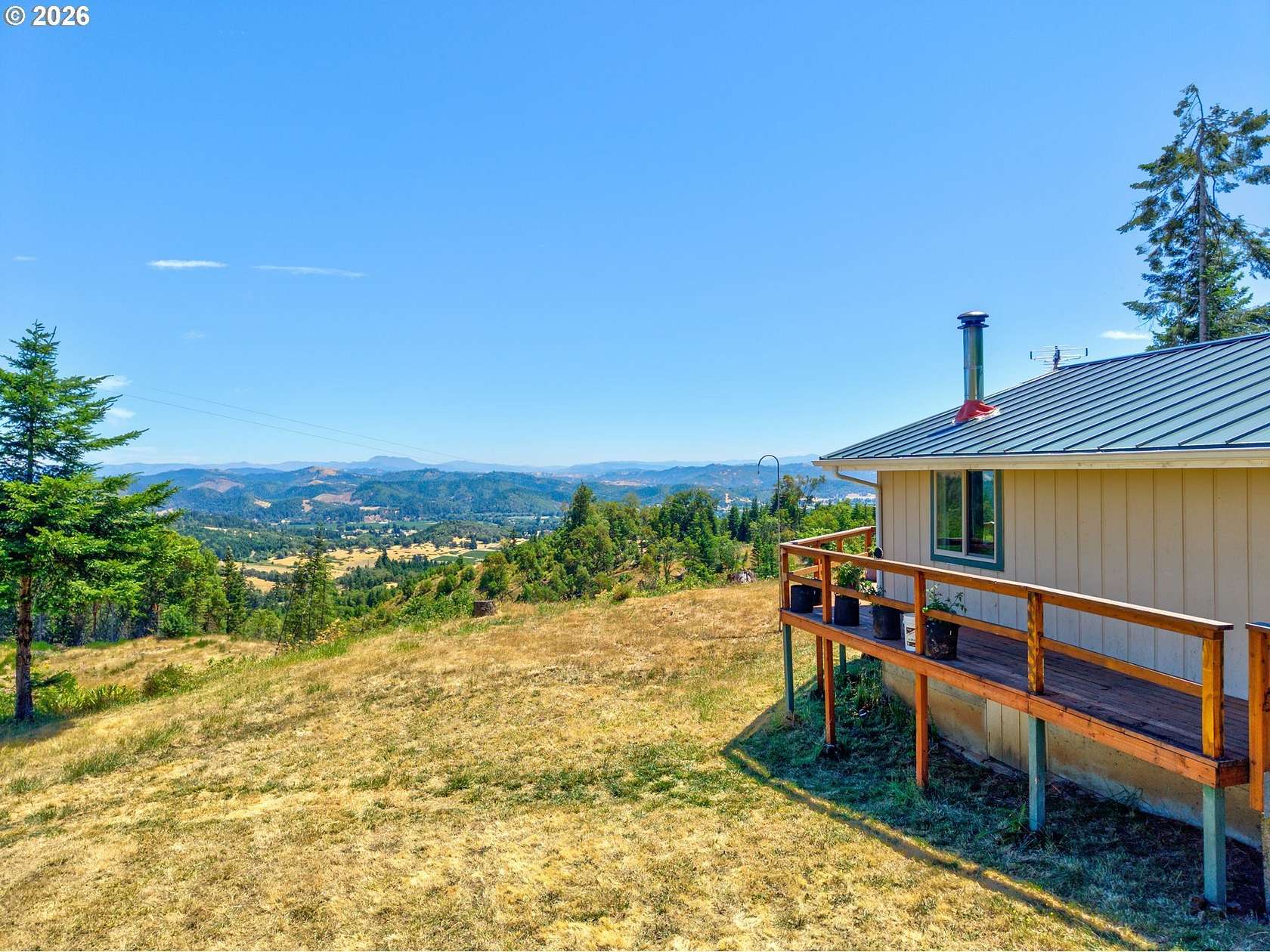 45.5 Acres of Recreational Land with Home for Sale in Roseburg, Oregon