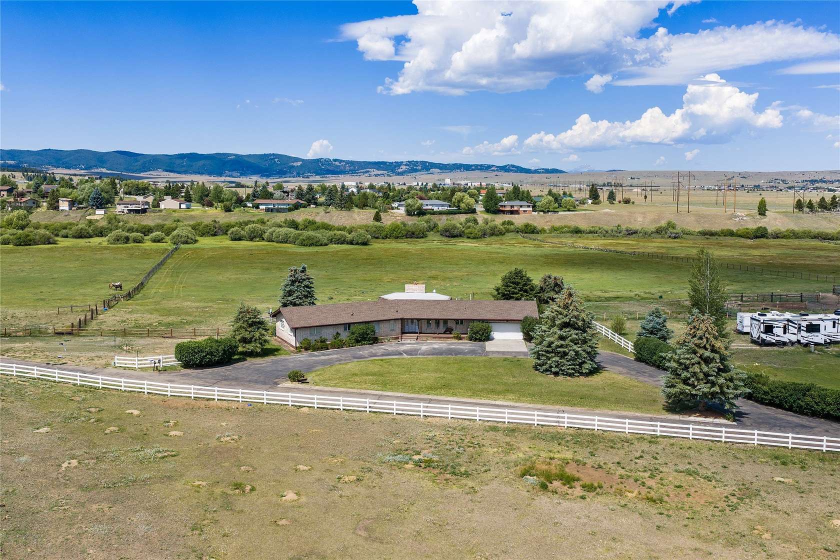 23 Acres of Agricultural Land with Home for Sale in Butte, Montana