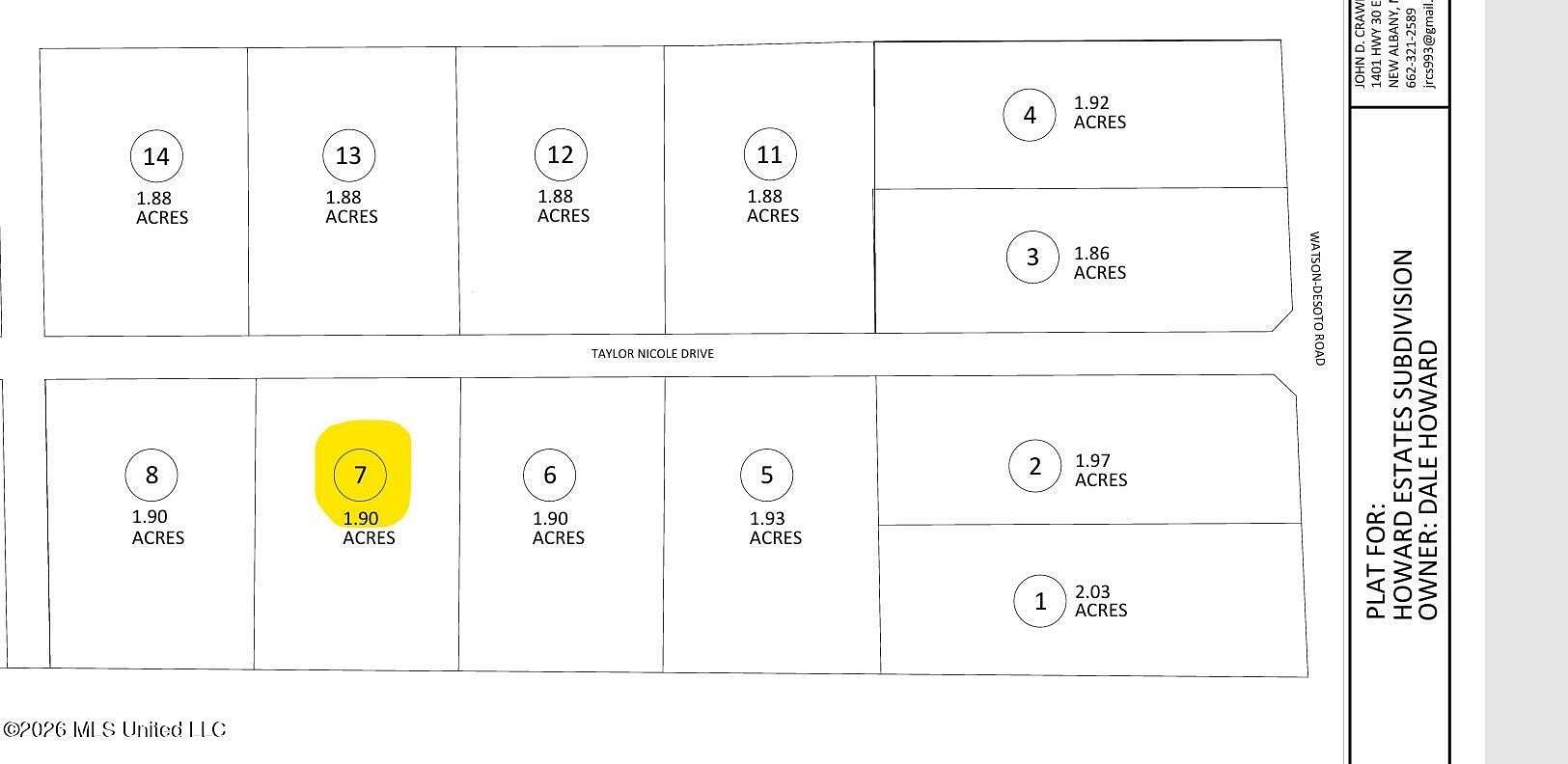1.9 Acres of Residential Land for Sale in Byhalia, Mississippi