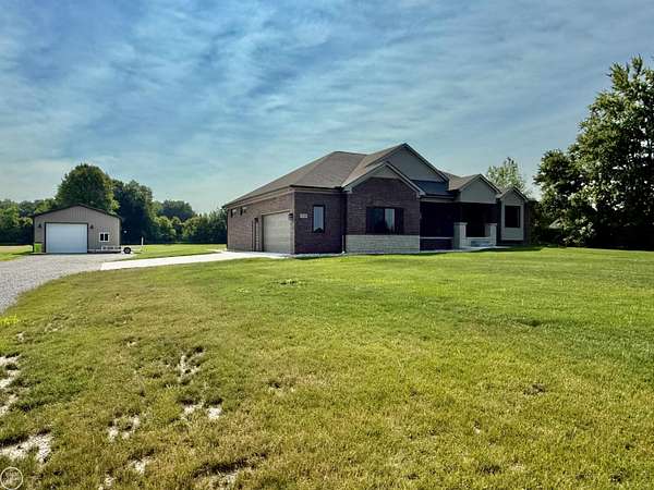 3.54 Acres of Land with Home for Sale in Allenton, Michigan
