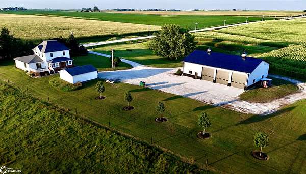 4 Acres of Land with Home for Sale in Eldora, Iowa
