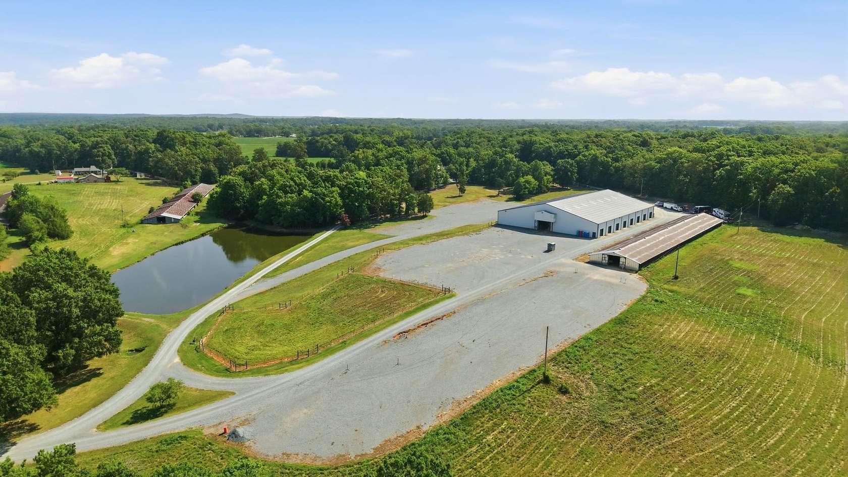 37.8 Acres of Land with Home for Sale in Wingate, North Carolina