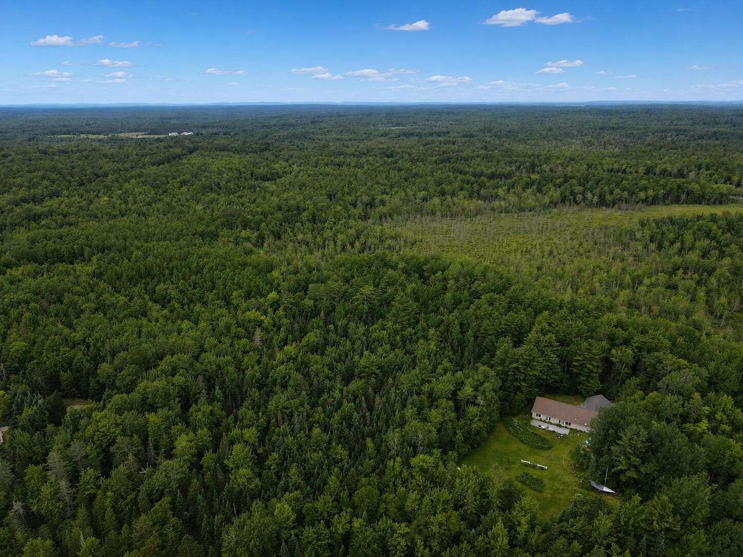 67.6 Acres of Recreational Land with Home for Sale in Glenburn Town, Maine
