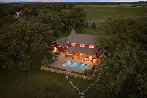 33.1 Acres of Land with Home for Sale in Austin, Minnesota