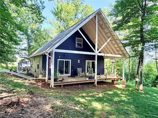 2.24 Acres of Land with Home for Sale in Ennice, North Carolina