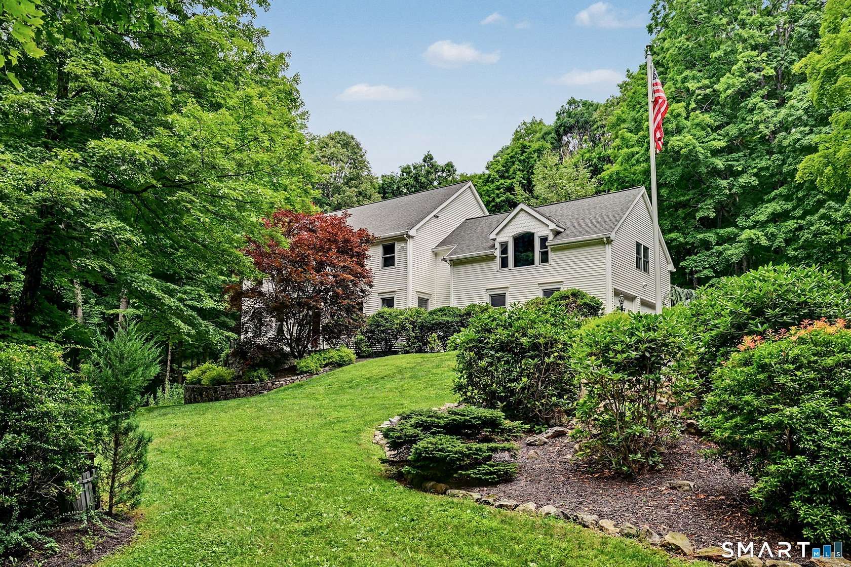 3 Acres of Land with Home for Sale in Redding, Connecticut
