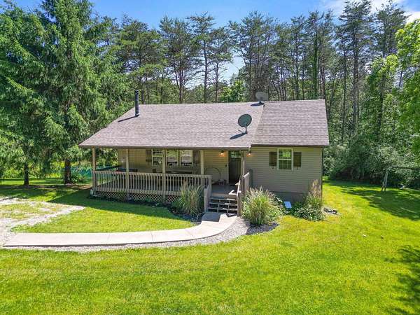 18.3 Acres of Recreational Land with Home for Sale in New Plymouth, Ohio