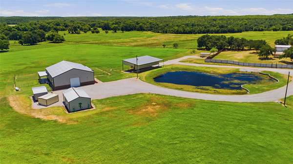 12 Acres of Land with Home for Sale in Millsap, Texas