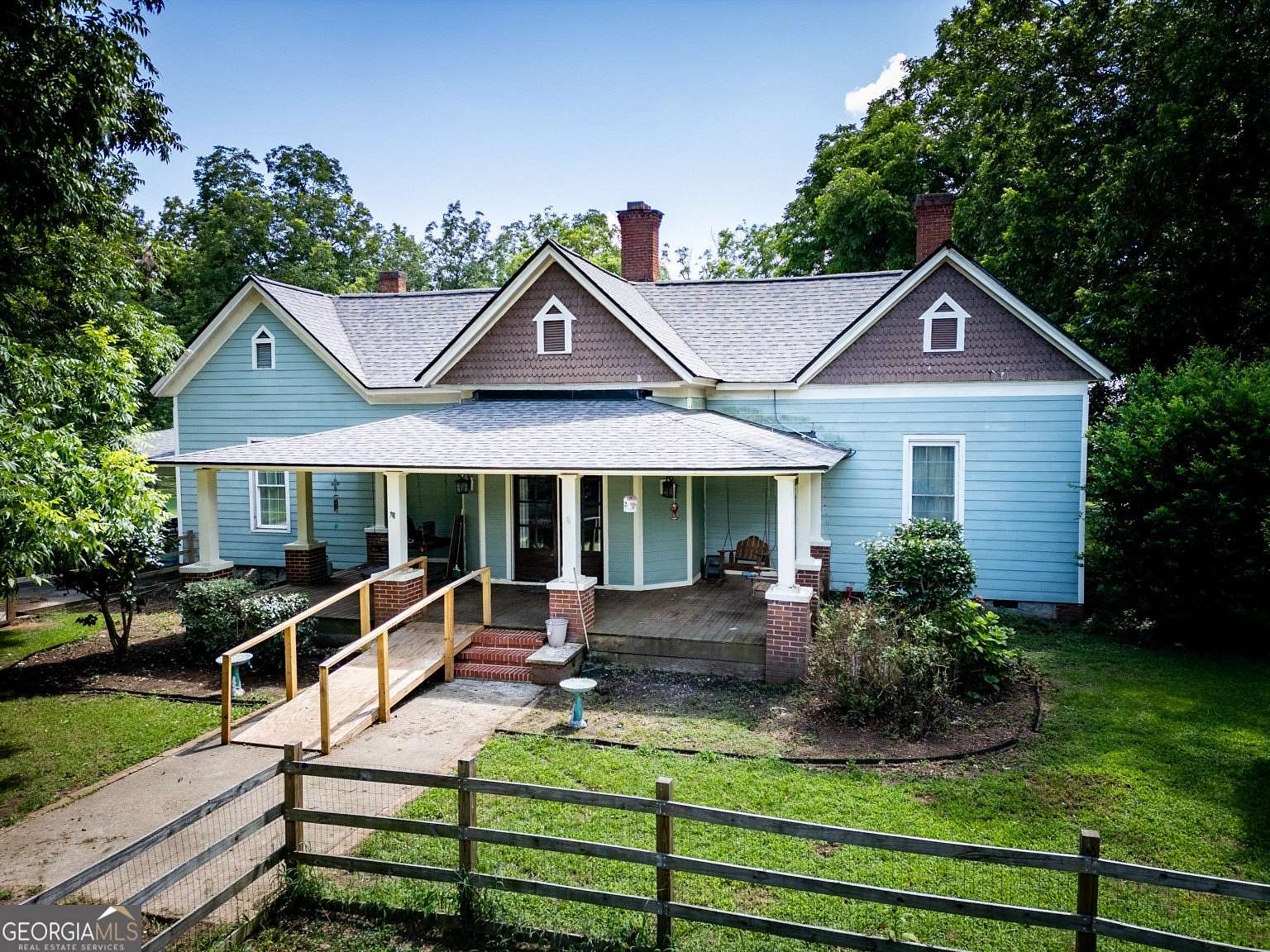 1.59 Acres of Land with Home for Sale in Shady Dale, Georgia