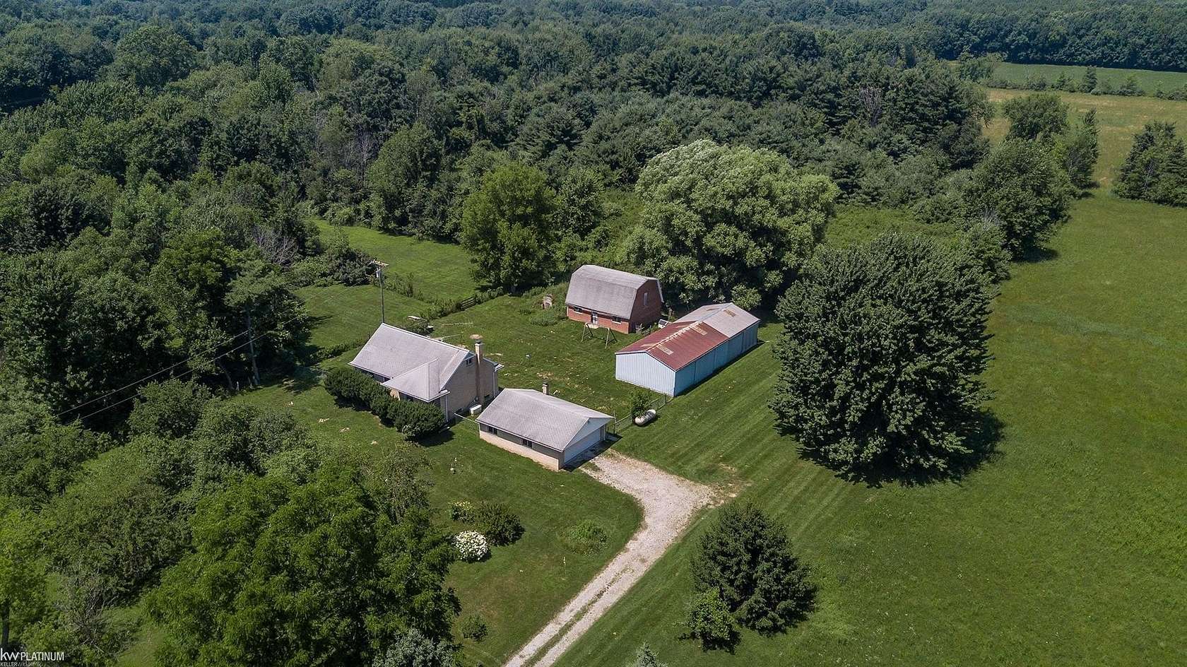 20 Acres of Agricultural Land with Home for Sale in Avoca, Michigan