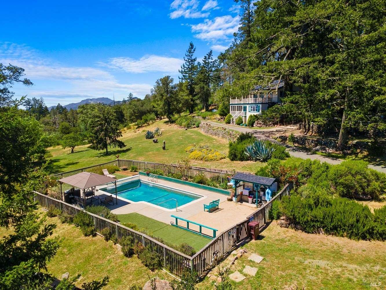 22.8 Acres of Agricultural Land with Home for Sale in Glen Ellen, California
