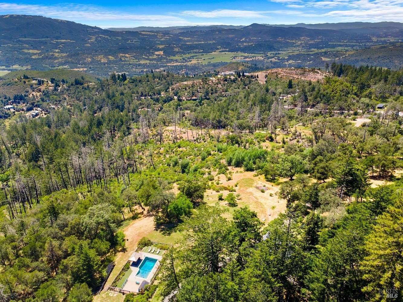 22.8 Acres of Land with Home for Sale in Glen Ellen, California
