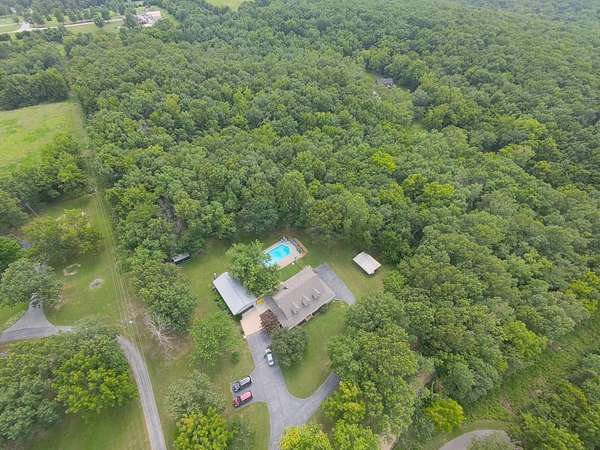 10 Acres of Recreational Land with Home for Sale in Springfield, Missouri