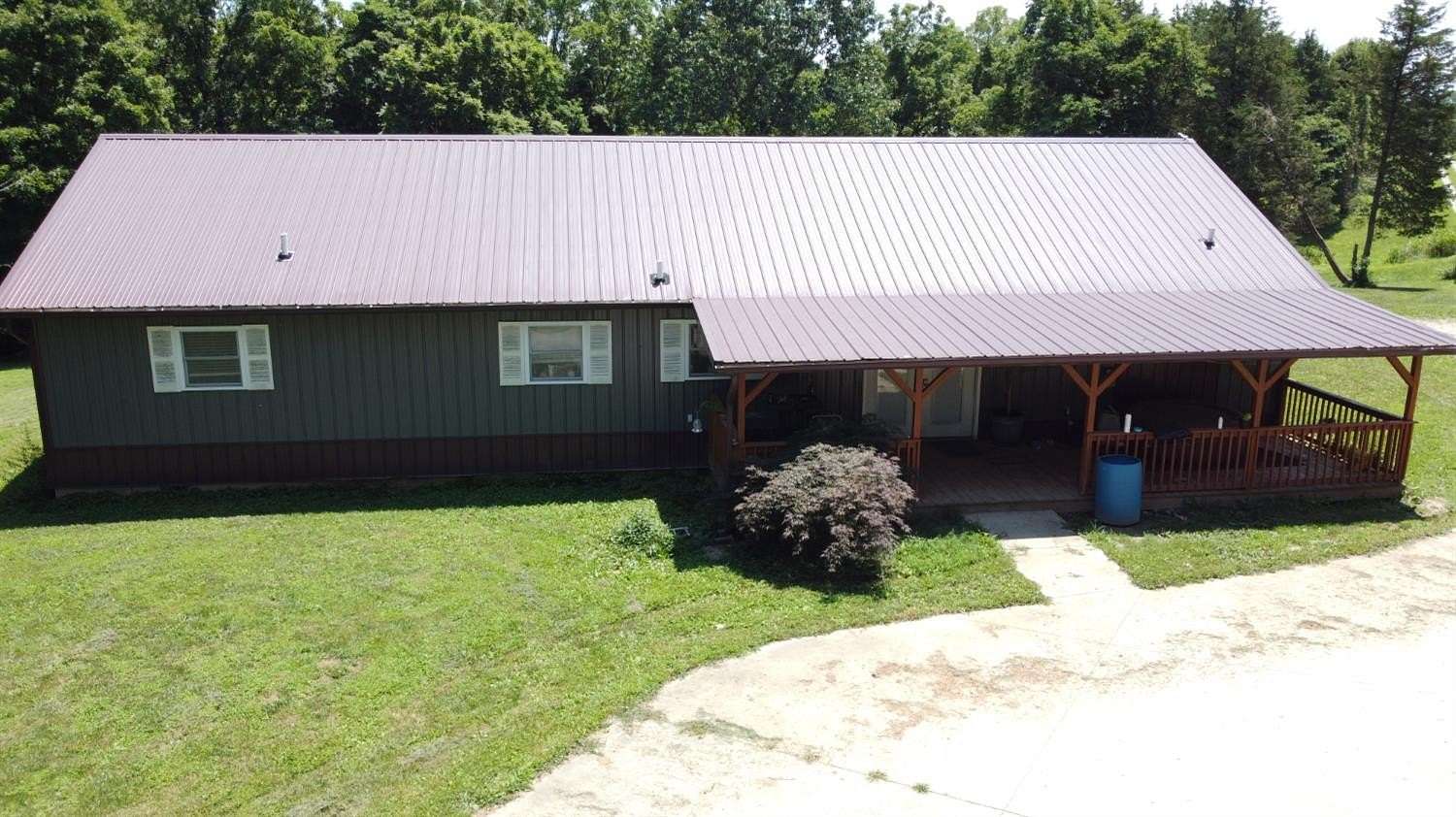 10 Acres of Land with Home for Sale in Rising Sun, Indiana