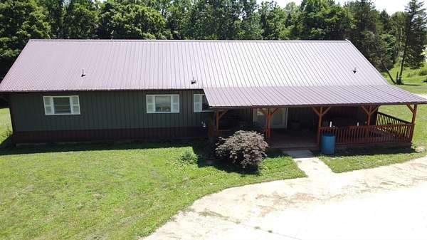 10 Acres of Land with Home for Sale in Rising Sun, Indiana