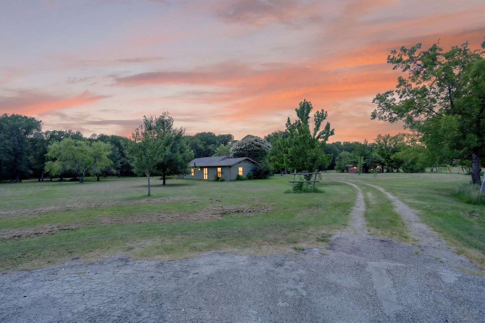 4.41 Acres of Land with Home for Sale in Caddo Mills, Texas