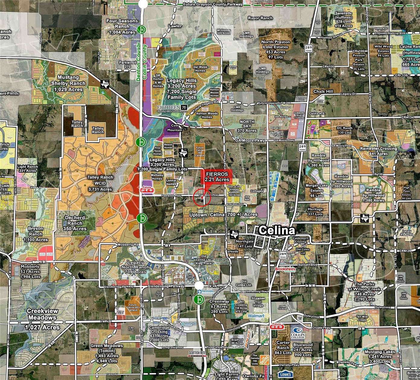 2.2 Acres of Mixed-Use Land for Sale in Celina, Texas