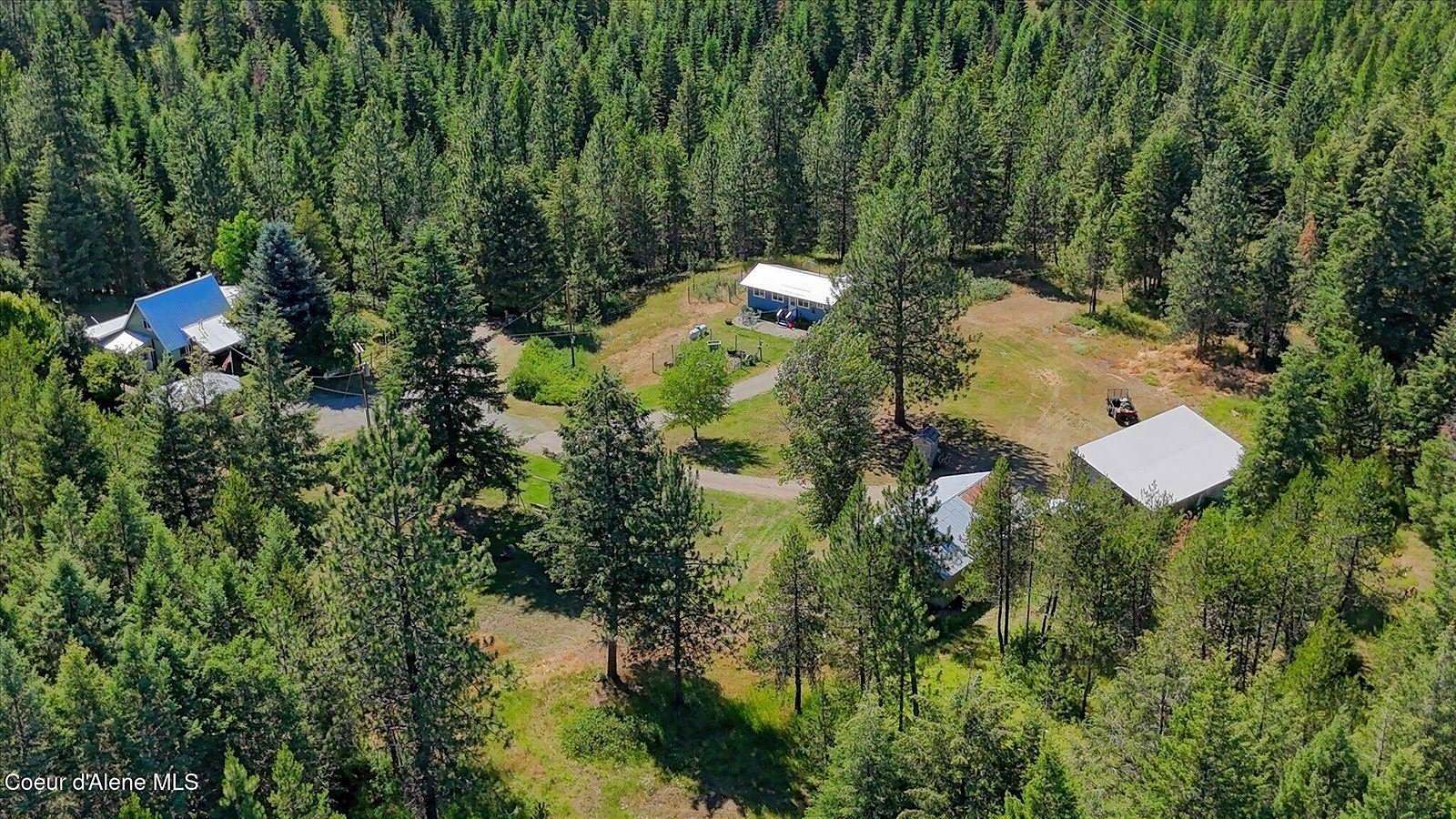 6.32 Acres of Land with Home for Sale in Spirit Lake, Idaho