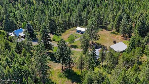 6.32 Acres of Land with Home for Sale in Spirit Lake, Idaho