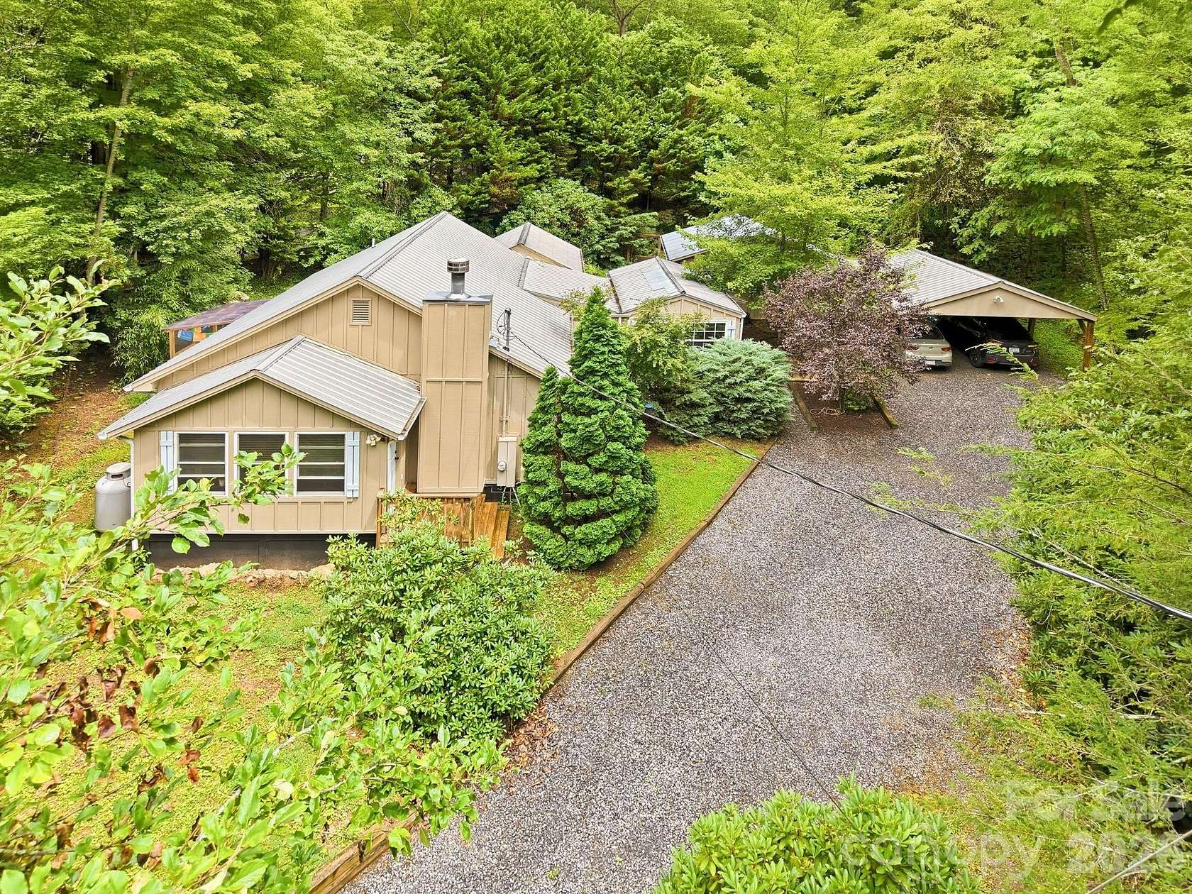 3.1 Acres of Land with Home for Sale in Waynesville, North Carolina