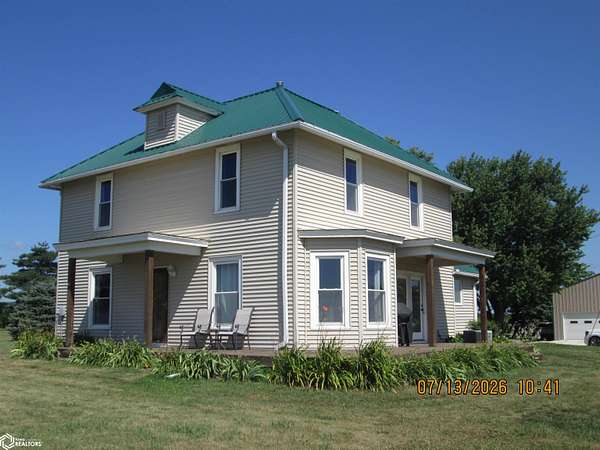 3.83 Acres of Land with Home for Sale in Walnut, Iowa
