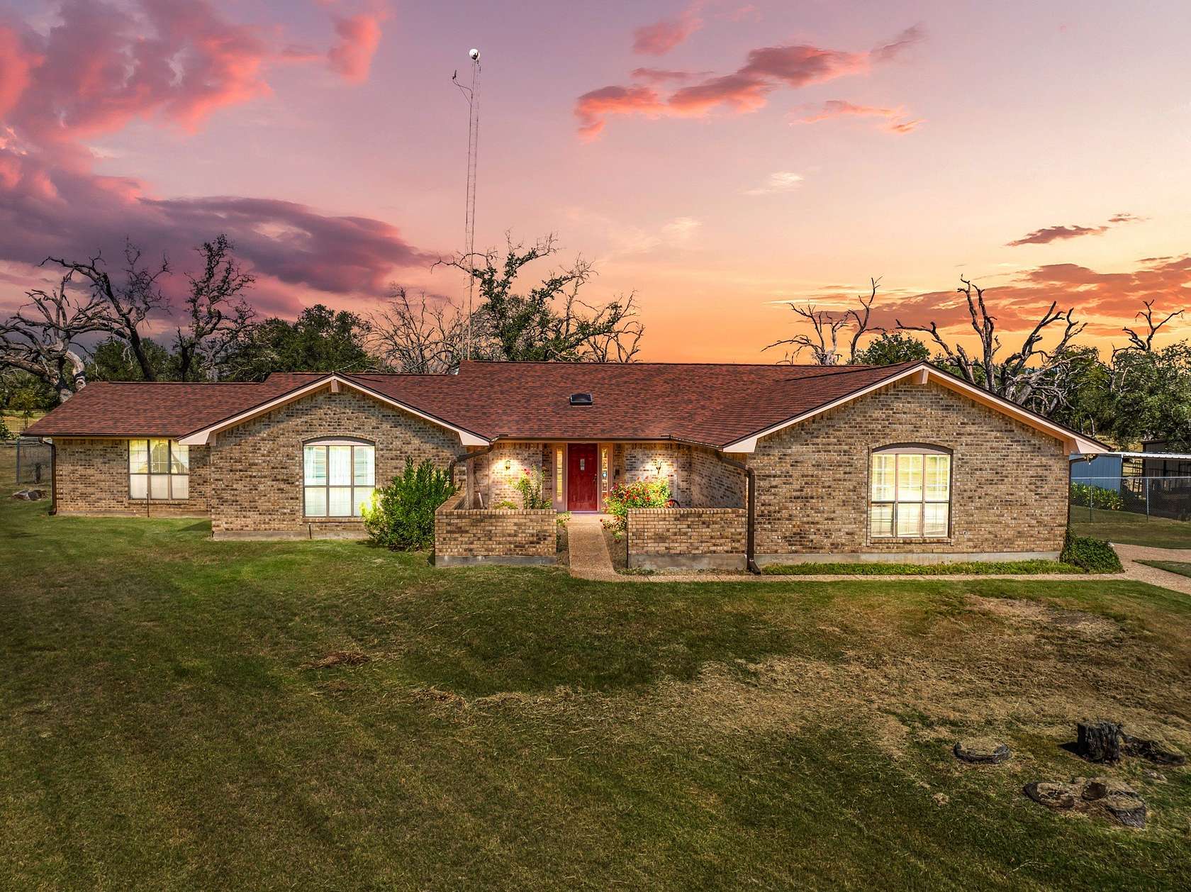 3.7 Acres of Land with Home for Sale in Whitney, Texas