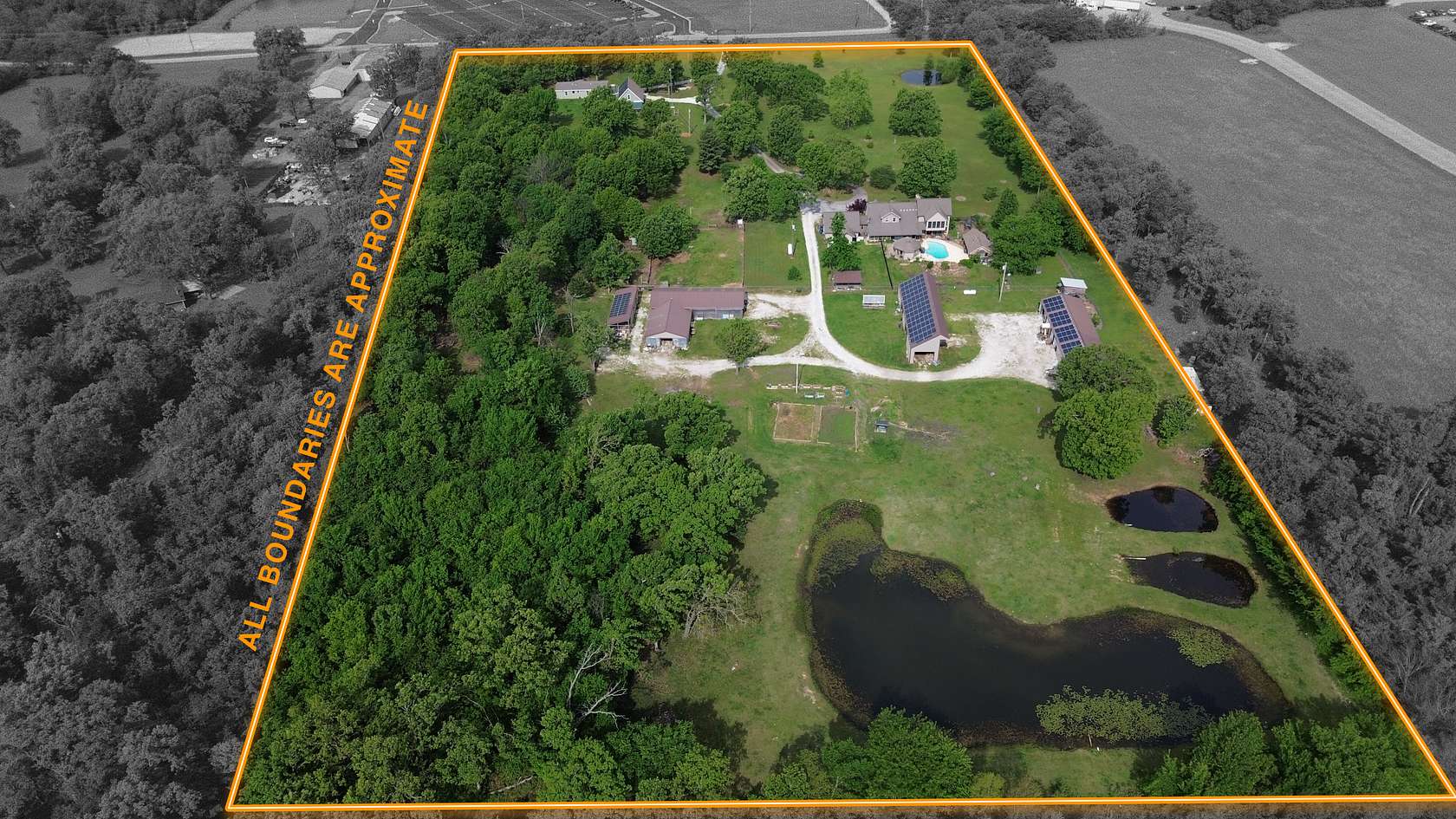 19.4 Acres of Land with Home for Sale in Joplin, Missouri