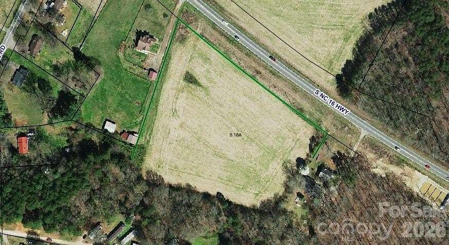 5.18 Acres of Commercial Land for Sale in Maiden, North Carolina