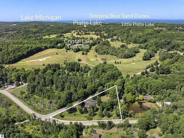 2.5 Acres of Land with Home for Sale in Beulah, Michigan