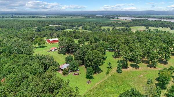 75 Acres of Land with Home for Sale in Cecil, Arkansas
