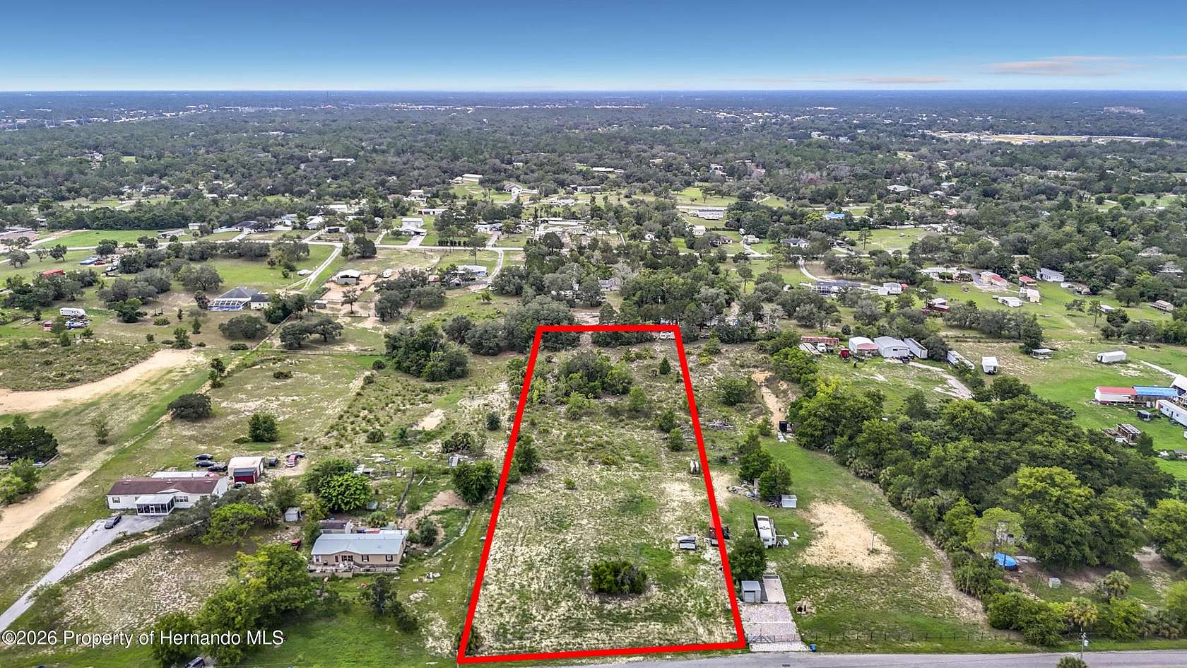 2.4 Acres of Residential Land for Sale in Brooksville, Florida