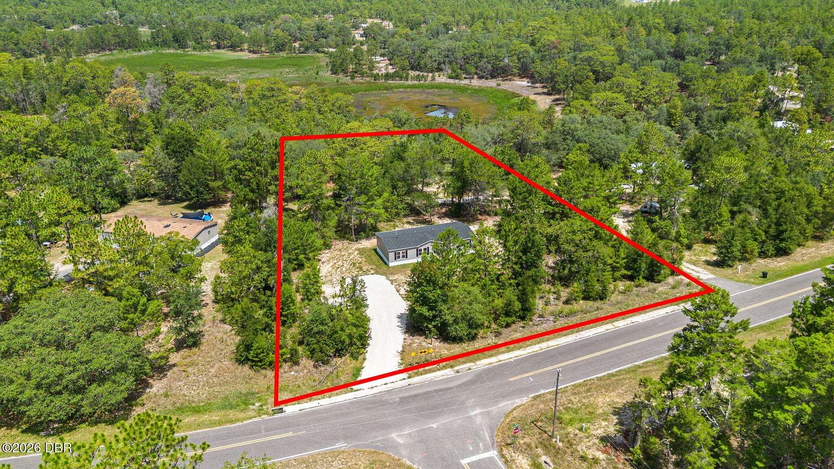 2 Acres of Land with Home for Sale in Hawthorne, Florida