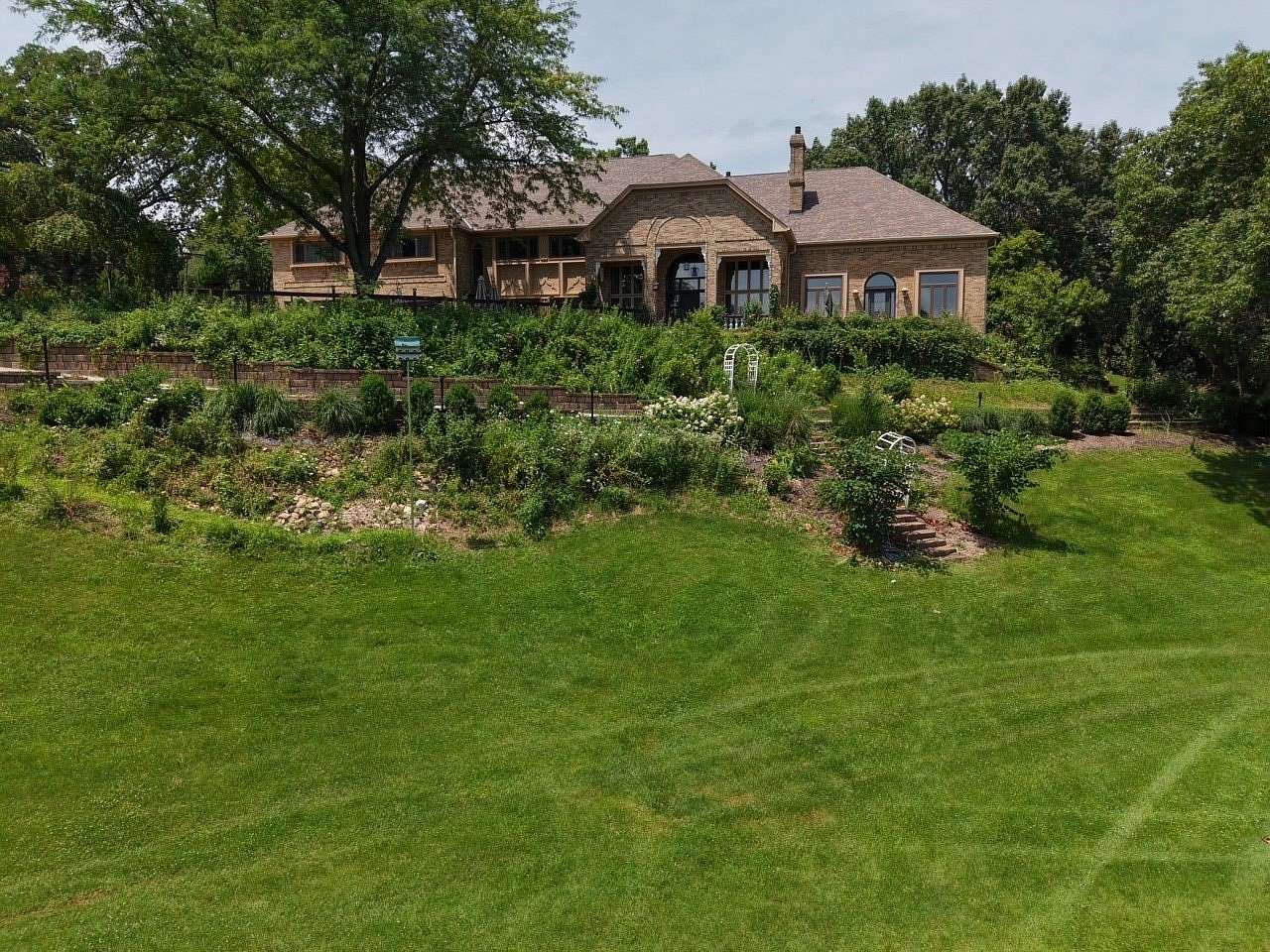 11 Acres of Land with Home for Lease in Huntley, Illinois