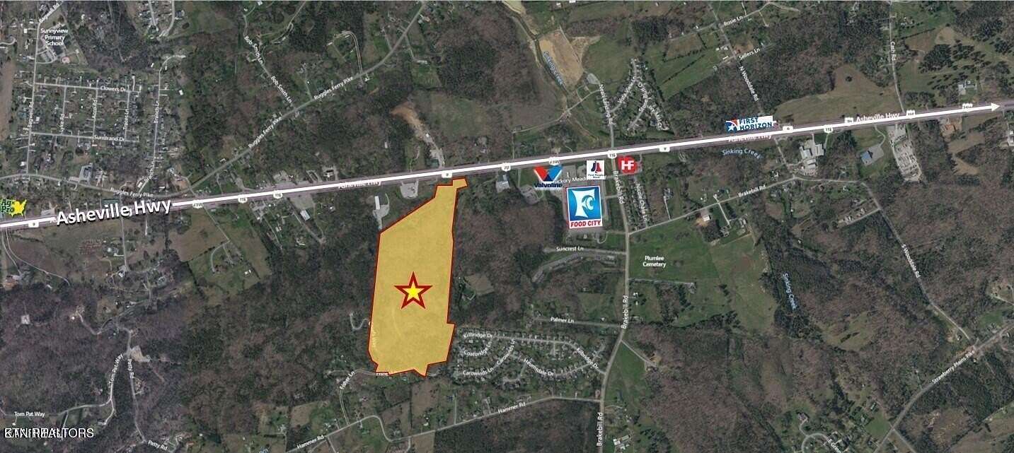 48.5 Acres of Land for Sale in Knoxville, Tennessee