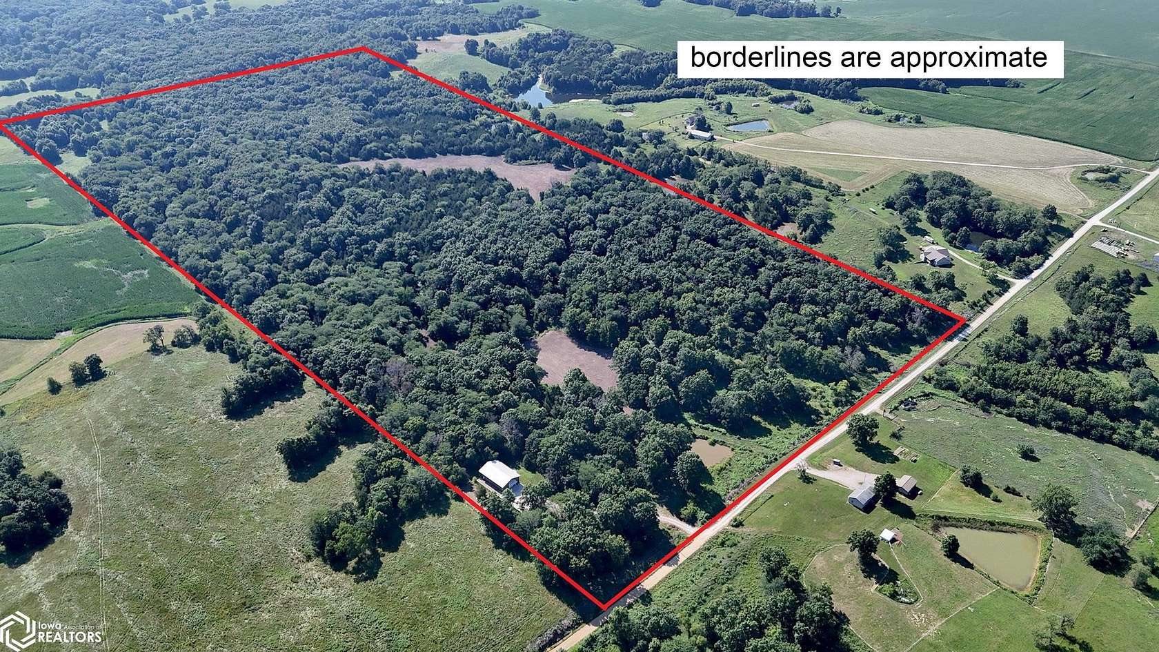 80 Acres of Recreational Land with Home for Sale in Bloomfield, Iowa