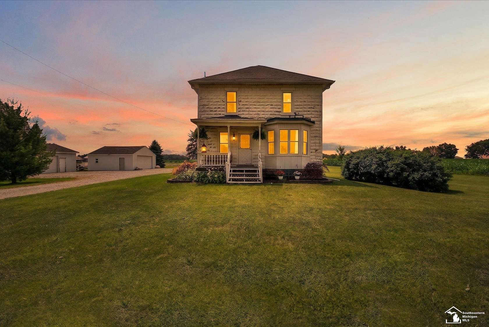 2.67 Acres of Land with Home for Sale in Maybee, Michigan