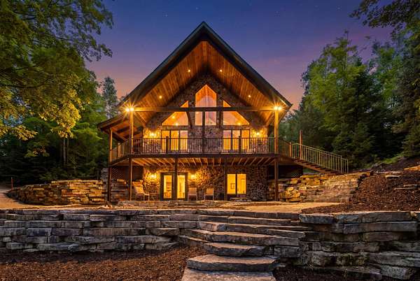 24.4 Acres of Recreational Land with Home for Sale in Mountain, Wisconsin