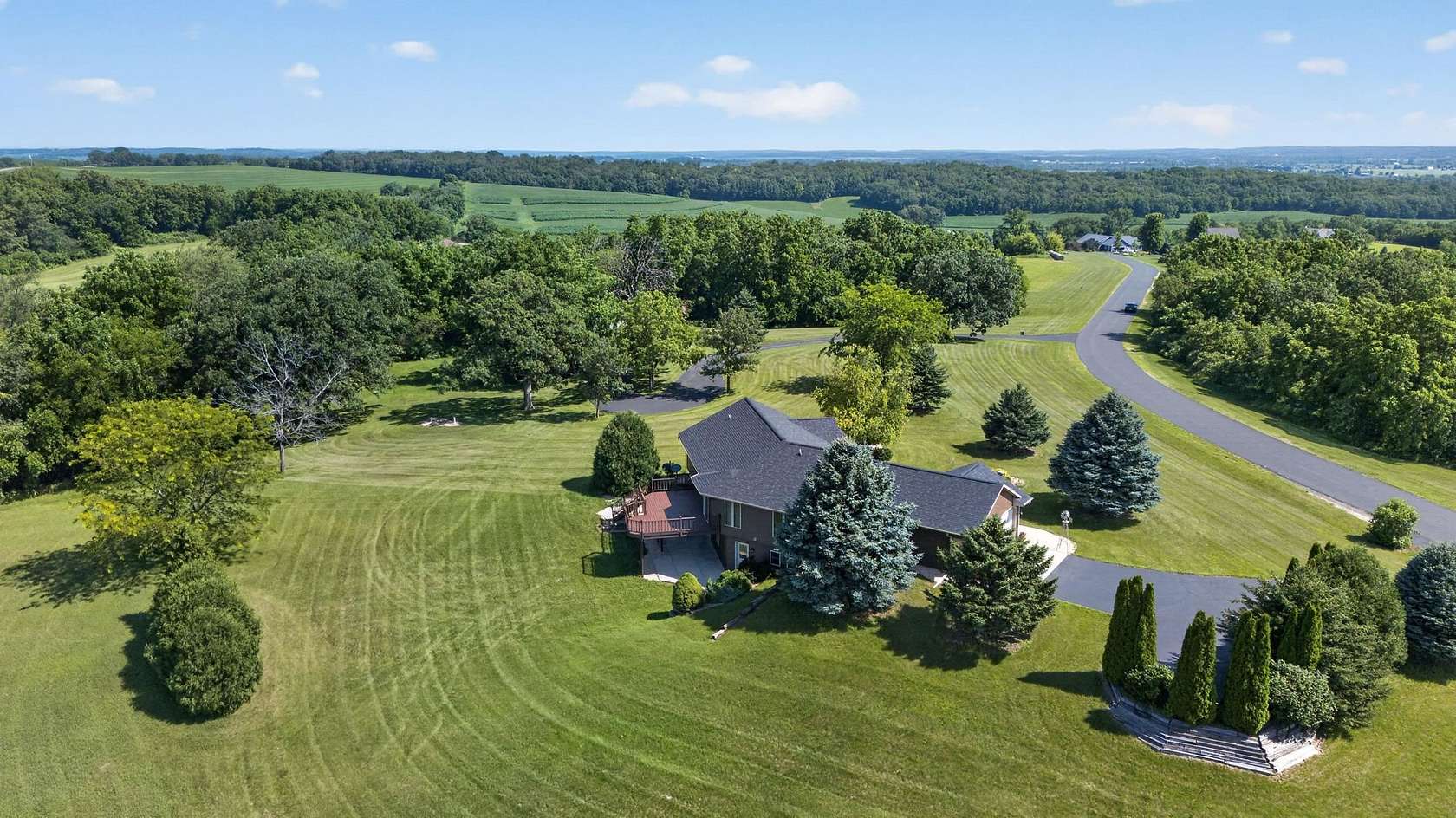 7.57 Acres of Land with Home for Sale in Belleville, Wisconsin