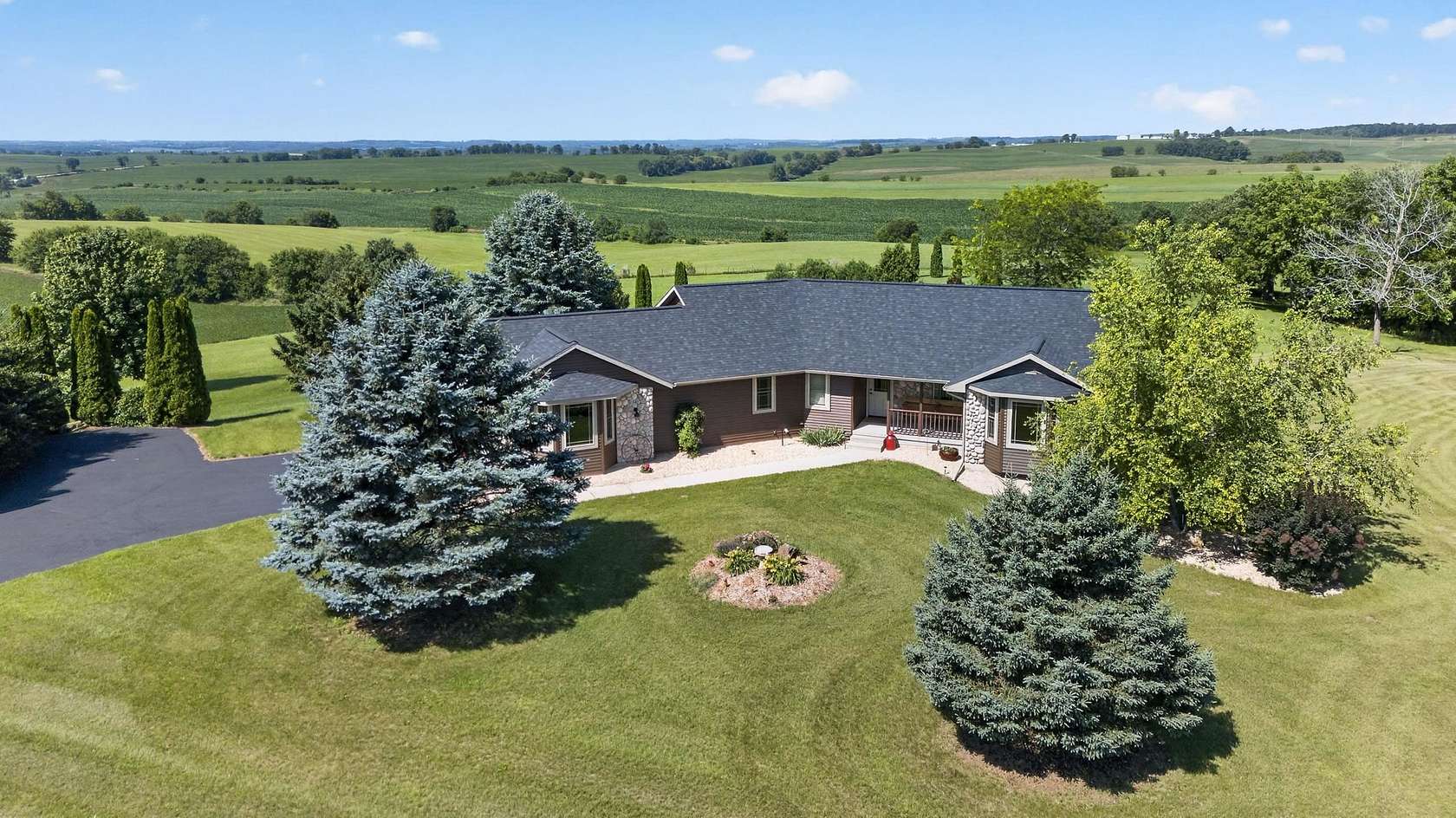 7.57 Acres of Land with Home for Sale in Belleville, Wisconsin