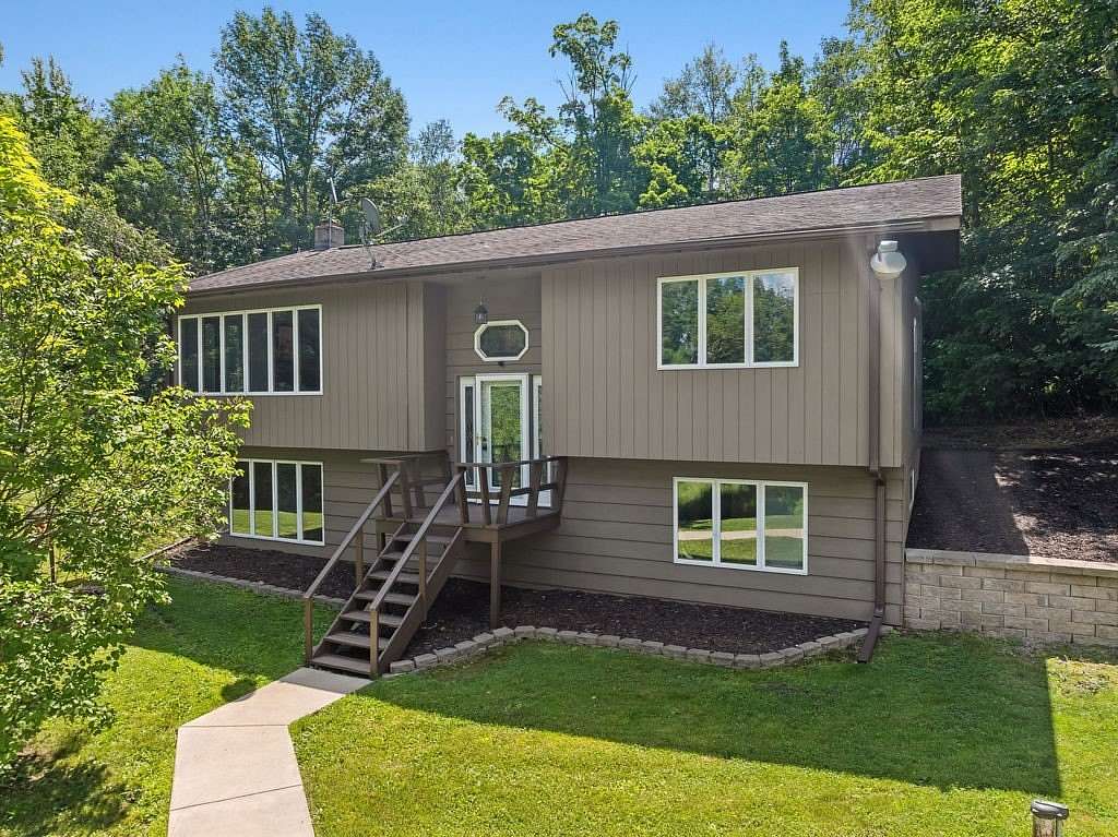8.19 Acres of Land with Home for Sale in Sarona, Wisconsin