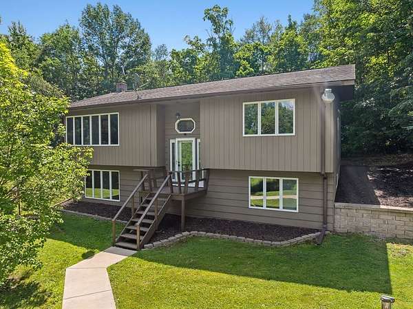 8.19 Acres of Land with Home for Sale in Sarona, Wisconsin