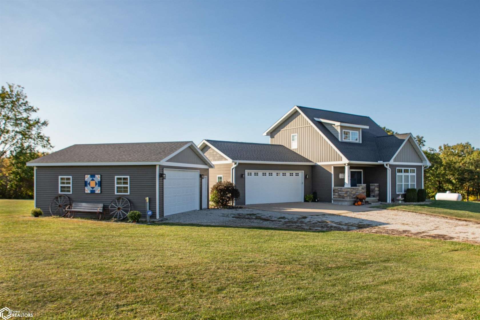 1.65 Acres of Land with Home for Sale in Danville, Iowa