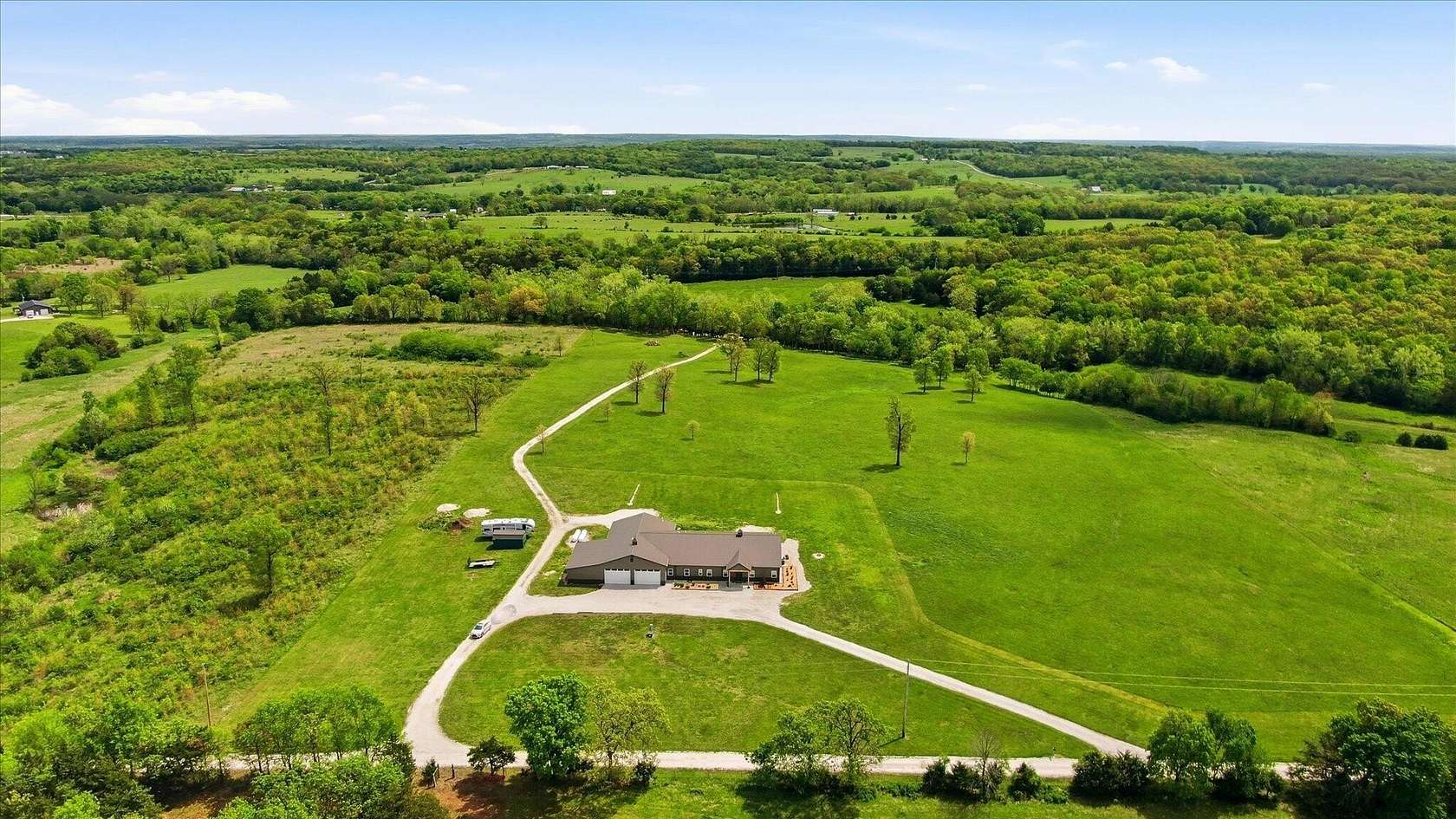 20 Acres of Land with Home for Sale in Dunnegan, Missouri