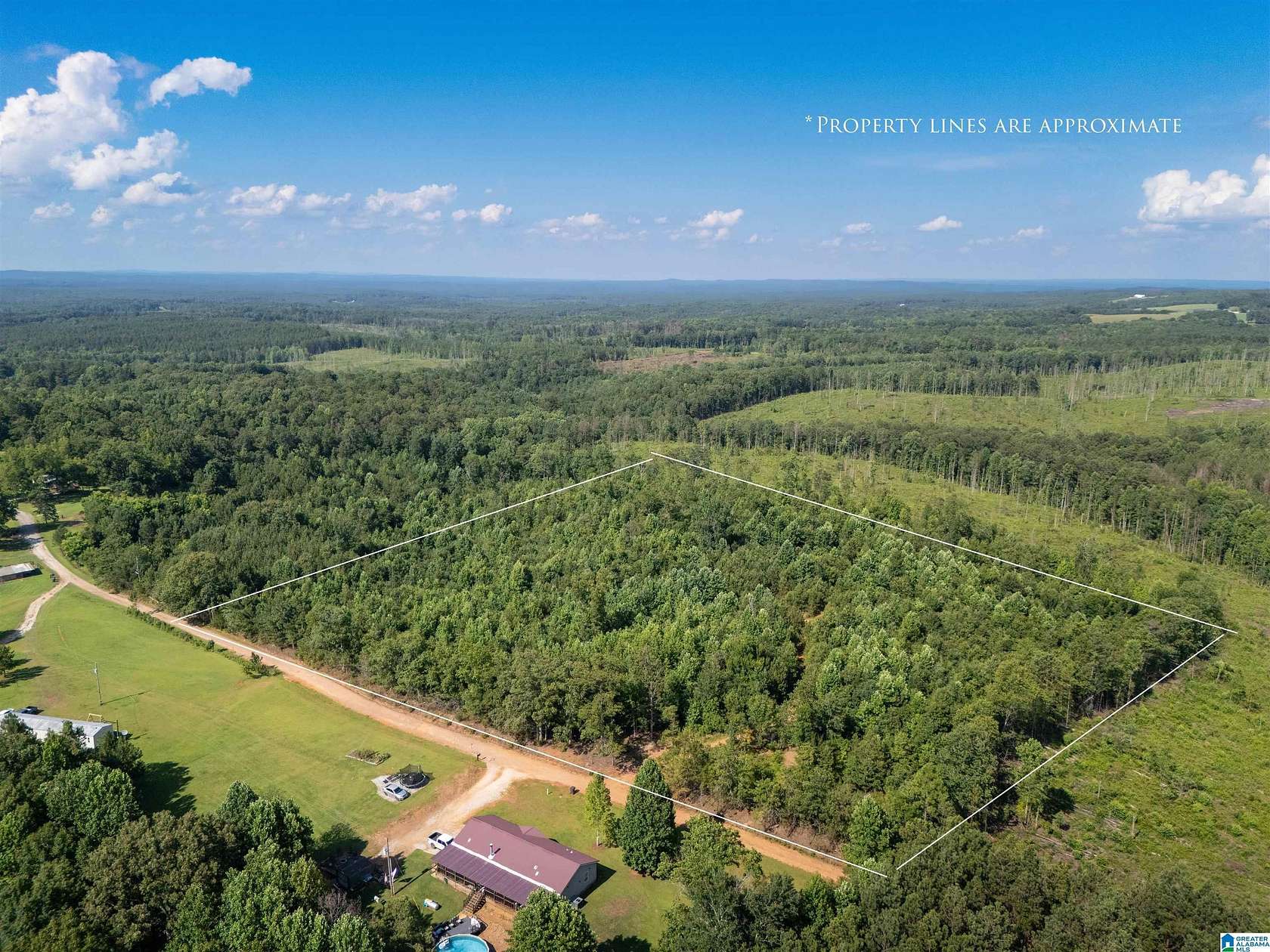 10 Acres of Recreational & Residential Land for Sale in Cragford, Alabama